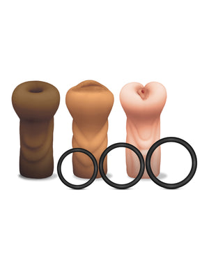 Happy Ending MSTR B8 Stroker Set w/C-Rings - Assorted Pack of 3 - Image 3