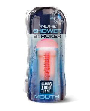 Happy Ending Shower Stroker Mouth - Ivory - Image 3