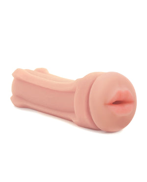 Happy Ending Shower Stroker Mouth - Ivory - Image 5