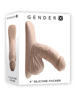 Gender X Gender X 4" Silicone Packer - Ivory