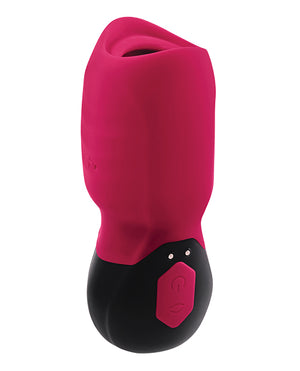 Gender X Gender X Body Kisses Vibrating Suction Massager - Red/Black - Image 3