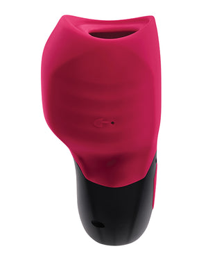 Gender X Gender X Body Kisses Vibrating Suction Massager - Red/Black - Image 4