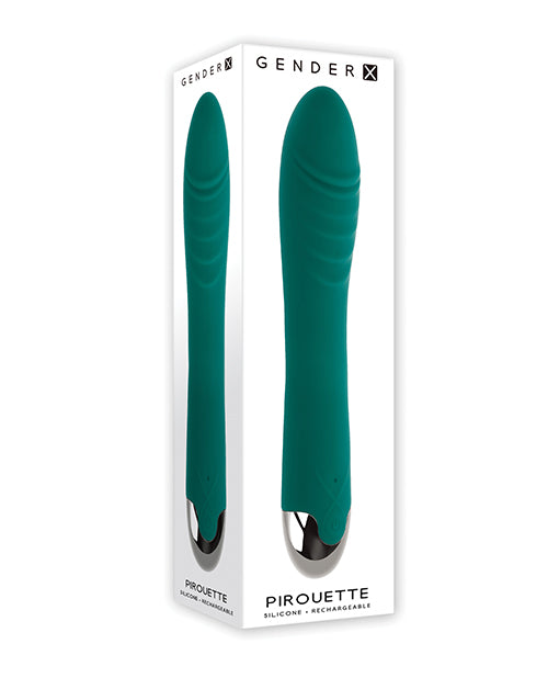 Gender X Gender X Pirouette Twirling Vibrator - Teal