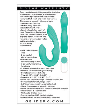 Gender X Gender X Strapless Seashell - Teal - Image 4