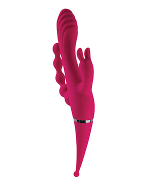 Gender X Gender X Four by Four Vibrator - Burgundy - Image 4