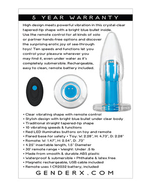 Gender X Gender X Electric Blue - Clear/Blue - Image 4