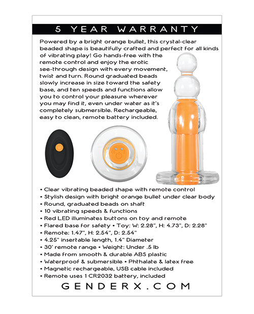 Gender X Gender X Orange Dream - Clear/Orange