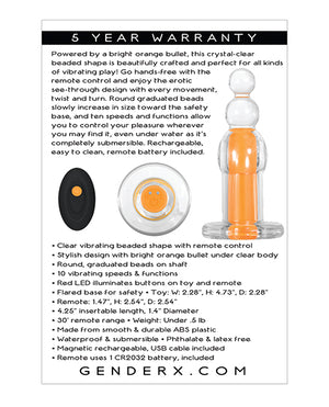Gender X Gender X Orange Dream - Clear/Orange