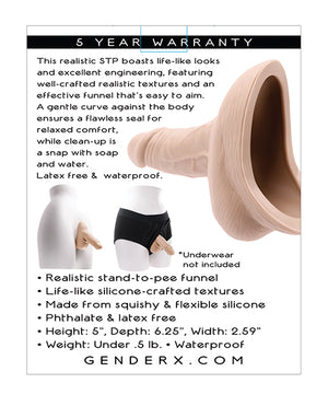 Gender X Gender X Silicone Stand To Pee - Light - Image 2