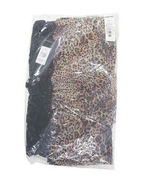Felicia Mesh and Lace Babydoll w/G-String 2 pc Set - Leopard MD - Image 3
