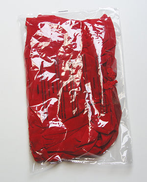 Dragon Sheer Mesh Robe w/Satin Triangle Top & G-String 3 pc Set - Red SM