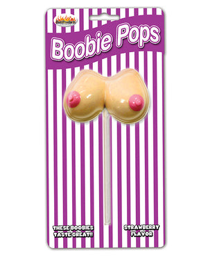 Hott Products Boobies Pops - Strawberry