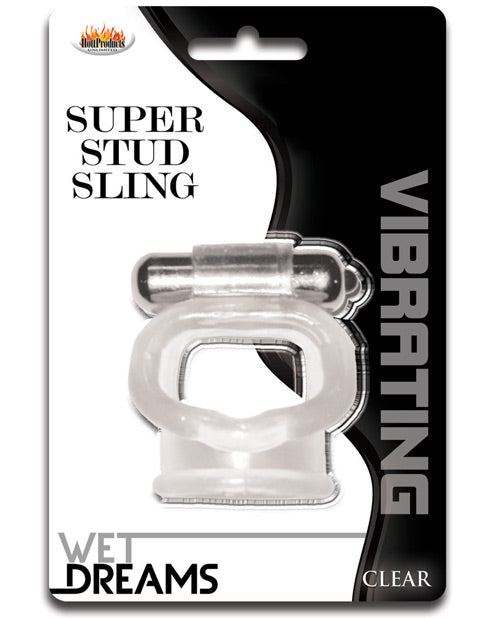 Wet Dreams Wet Dreams Super Stud Sling - Clear
