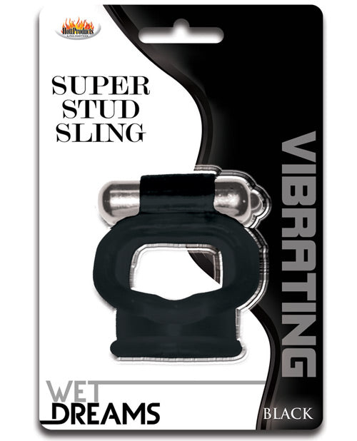Wet Dreams Wet Dreams Super Stud Sling - Black