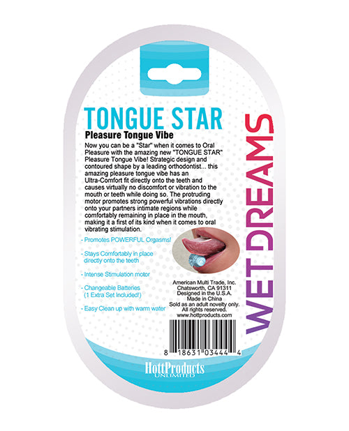 Wet Dreams Wet Dreams Tongue Star Vibe - Blue - Image 2