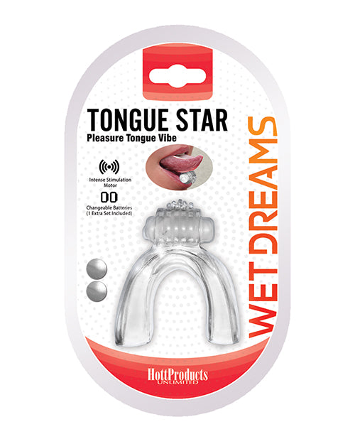 Wet Dreams Wet Dreams Tongue Star Vibe - Clear