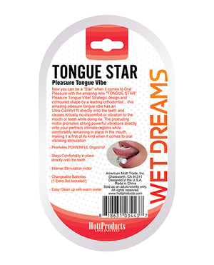 Wet Dreams Wet Dreams Tongue Star Vibe - Clear - Image 2