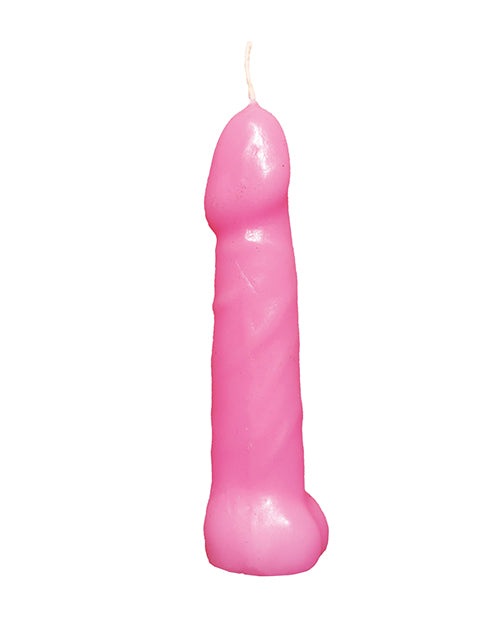 Bachelorette Party Bachelorette Party Pecker Party Candles - Pink Pack of 5 - Image 2