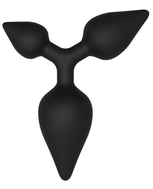 Wet Dreams Wet Dreams Triple Play Anal Plug - Black - Image 3