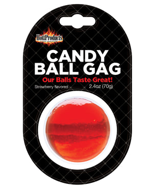 Hott Products Candy Ball Gag - Strawberry - Image 2