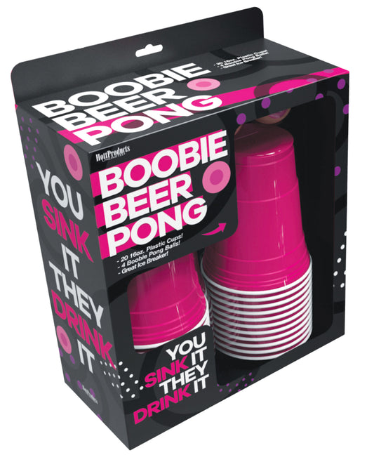 Hott Products Boobie Beer Pong w/Cups &amp; Boobie Balls