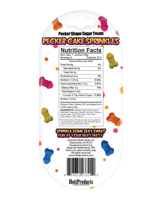 Hott Products Pecker Cake Sprinkles Party Candy - Image 2