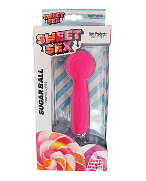Sweet Sex Sweet Sex Sugar Ball Mini Wand Vibe - Magenta - Image 2