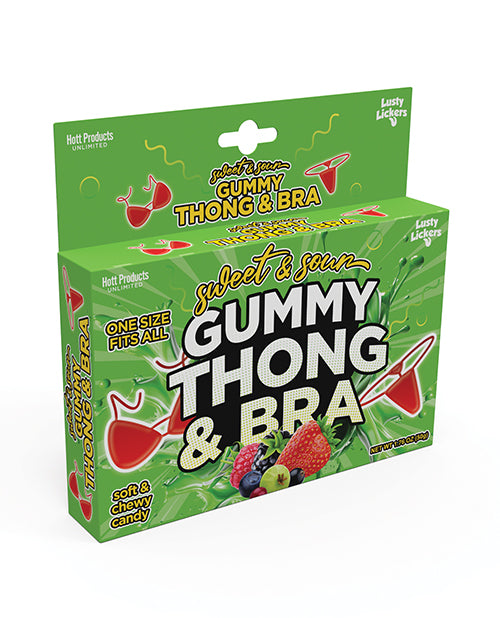 Sweet &amp; Sour Sweet &amp; Sour Gummy Thong &amp; Bra