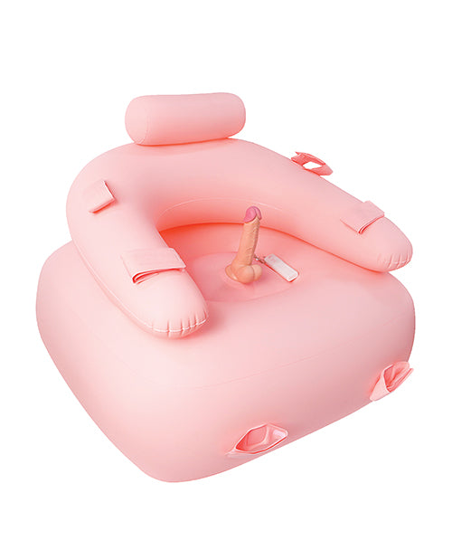Hott Products Get Down On It Inflatable Cushion w/Remote Controlled Dildo &amp; Wrist/Leg Strap - Image 2