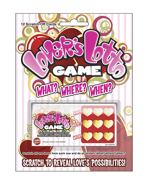 Hott Products Lovers Lotto Game Scratch &amp; Play Sex Game
