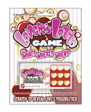 Hott Products Lovers Lotto Game Scratch &amp; Play Sex Game
