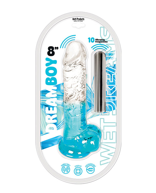 Wet Dreams Wet Dreams Dream Boy 8" Jelly Vibrator - Blue