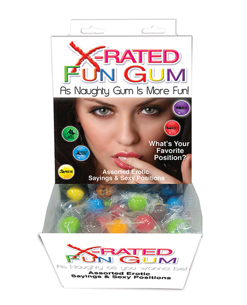 X-Rated Candy X-Rated Fun Gum Asst. 144 pc Display