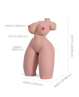 Honey Play Box Mara Realistic Chest &amp; Buttocks Adult Torso Sex Doll - Image 4
