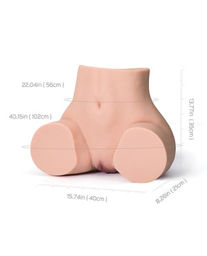 Honey Play Box Peach Realistic Butt w/Vagina Anal Sex Doll Torso - Image 4
