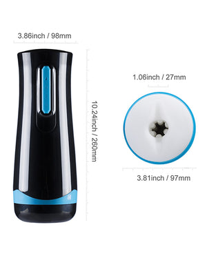 Honey Play Box Haven Automatic Male Masturbator With Sucking Penis Sleeve - Black - Image 4