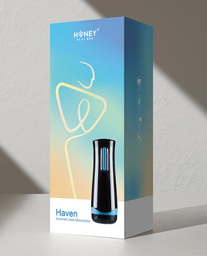 Honey Play Box Haven Automatic Male Masturbator With Sucking Penis Sleeve - Black - Image 5