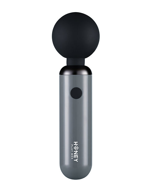 Honey Play Box Pomi Wand Clit Tease Vibrating Wand - Grey