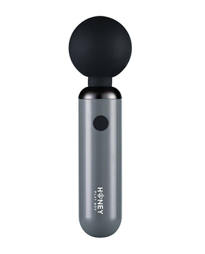 Honey Play Box Pomi Wand Clit Tease Vibrating Wand - Grey
