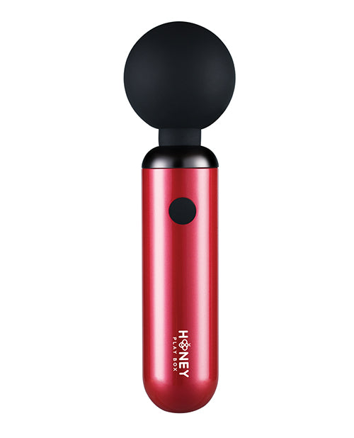 Honey Play Box Pomi Wand Clit Tease Vibrating Wand - Deep Rose