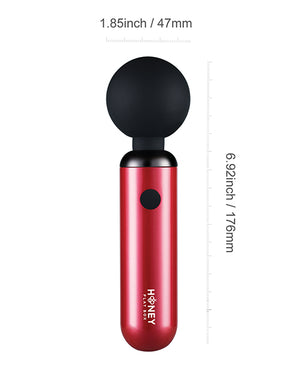 Honey Play Box Pomi Wand Clit Tease Vibrating Wand - Deep Rose - Image 3