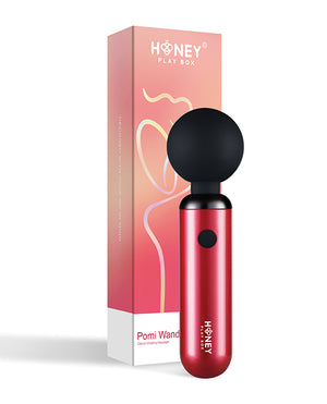 Honey Play Box Pomi Wand Clit Tease Vibrating Wand - Deep Rose - Image 4