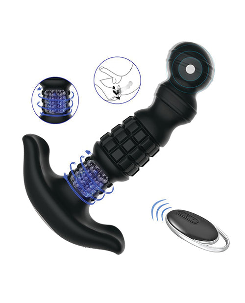 Honey Play Box Pineapple Man Vibrating Prostate Massager - Black - Image 2