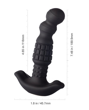 Honey Play Box Pineapple Man Vibrating Prostate Massager - Black - Image 4