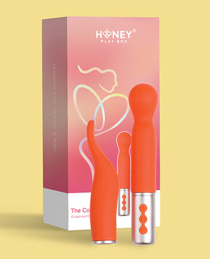 Honey Play Box The Naughty Collection Interchangeable Heads Vibrator - Coral Bundle - Image 4