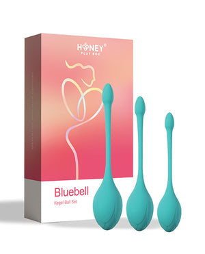 Honey Play Box Bluebell Floral 3 Size &amp; Weight Kegel Ball Exercise Set - Blue - Image 5