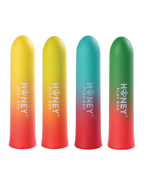 Honey Play Box Fantasy Color Gradient Bullet Vibrator - Yellow - Image 2