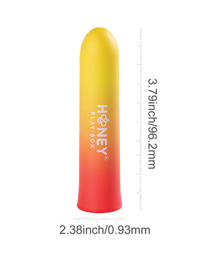 Honey Play Box Fantasy Color Gradient Bullet Vibrator - Yellow - Image 4
