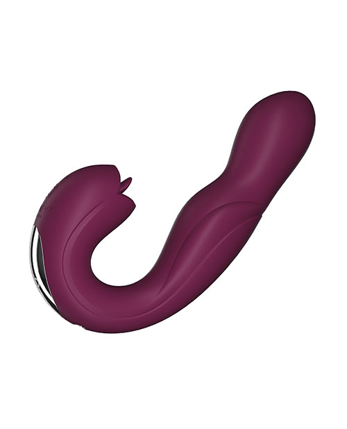 Honey Play Box Joi Rotating Head G-Spot Vibrator &amp; Clit Licker - Purple