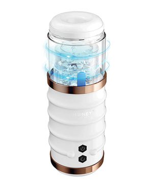 Honey Play Box Warrior Auto Thrusting Male Masturbator - White - Image 3